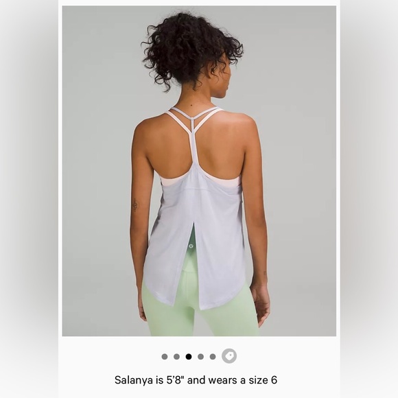 Modal-Silk Yoga Tank Top - Picture 2 of 4